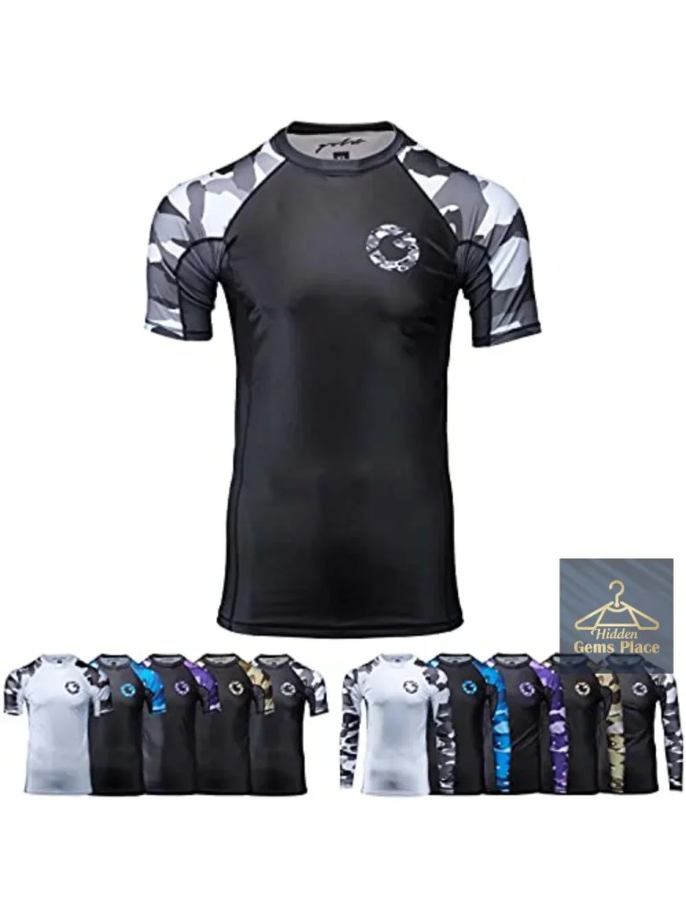 BJJ Rash Guard Compression Shirt for No-Gi, Gi, & MMA